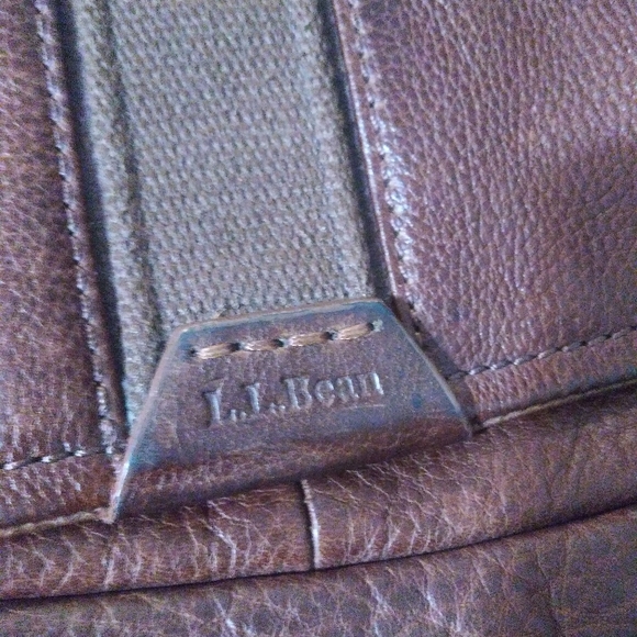 L.L. Bean Bags Ll Bean Leather Messenger Bag Poshmark